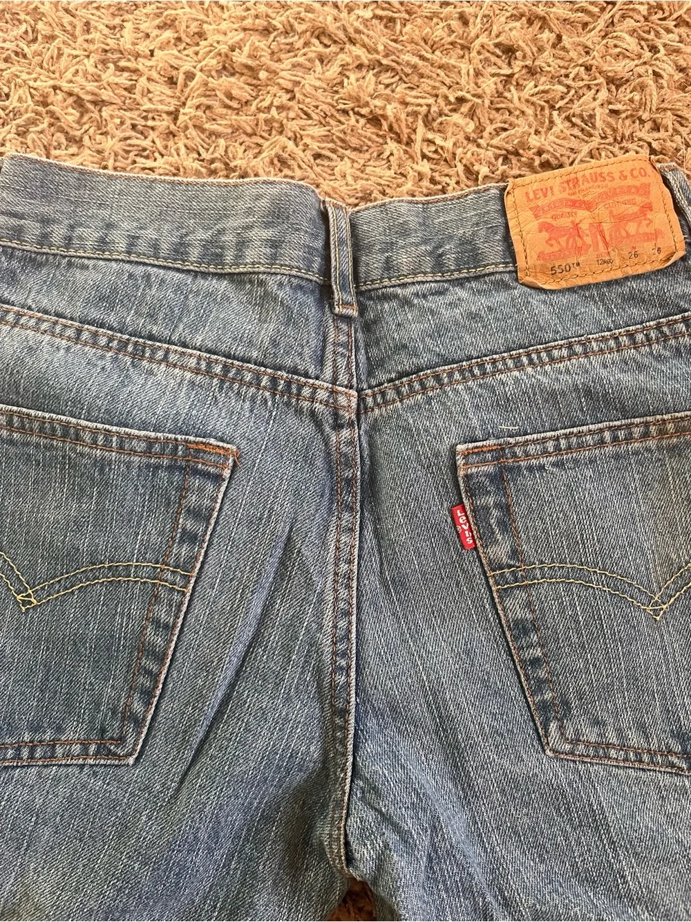 Levi's Blue Denim Kids Relaxed Jeans